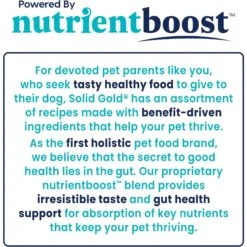 Solid Gold NutrientBoost Hund-N-Flocken Lamb, Brown Rice & Pearled Barley Recipe Adult Dry Dog Food -Blue Buffalo || ROYAL CANIN || Wellness Sales 908390 PT4. AC SS1800 V1695999085