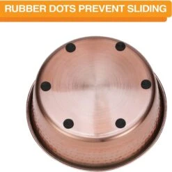 Neater Pets Brands Decorative Hammered Dog & Cat Bowl -Blue Buffalo || ROYAL CANIN || Wellness Sales 909350 PT4. AC SS1800 V1688580432