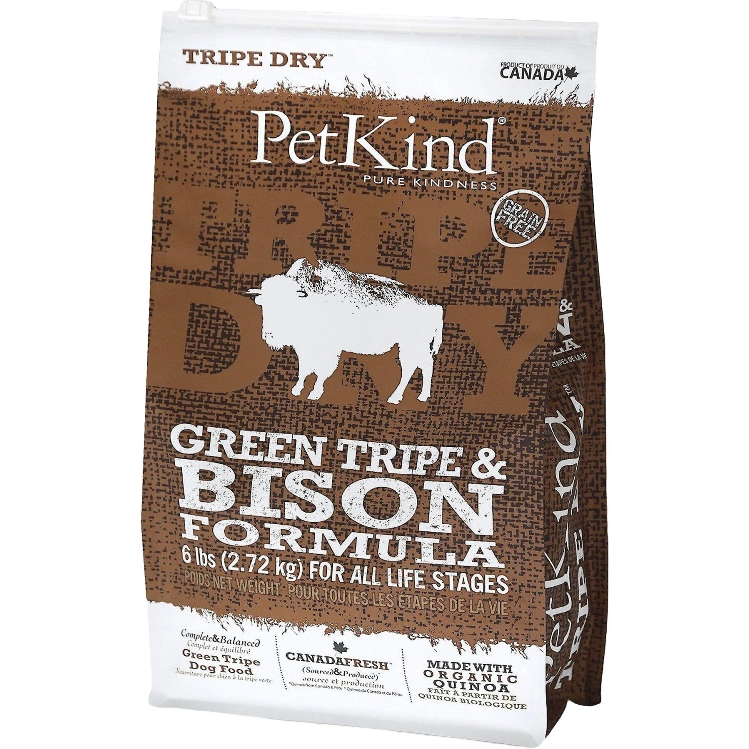 PetKind Tripe Dry Grain-Free Green Tripe & Bison Formula Dry Dog Food 3 PetKind Tripe Dry Grain-Free Green Tripe & Bison Formula Dry Dog Food