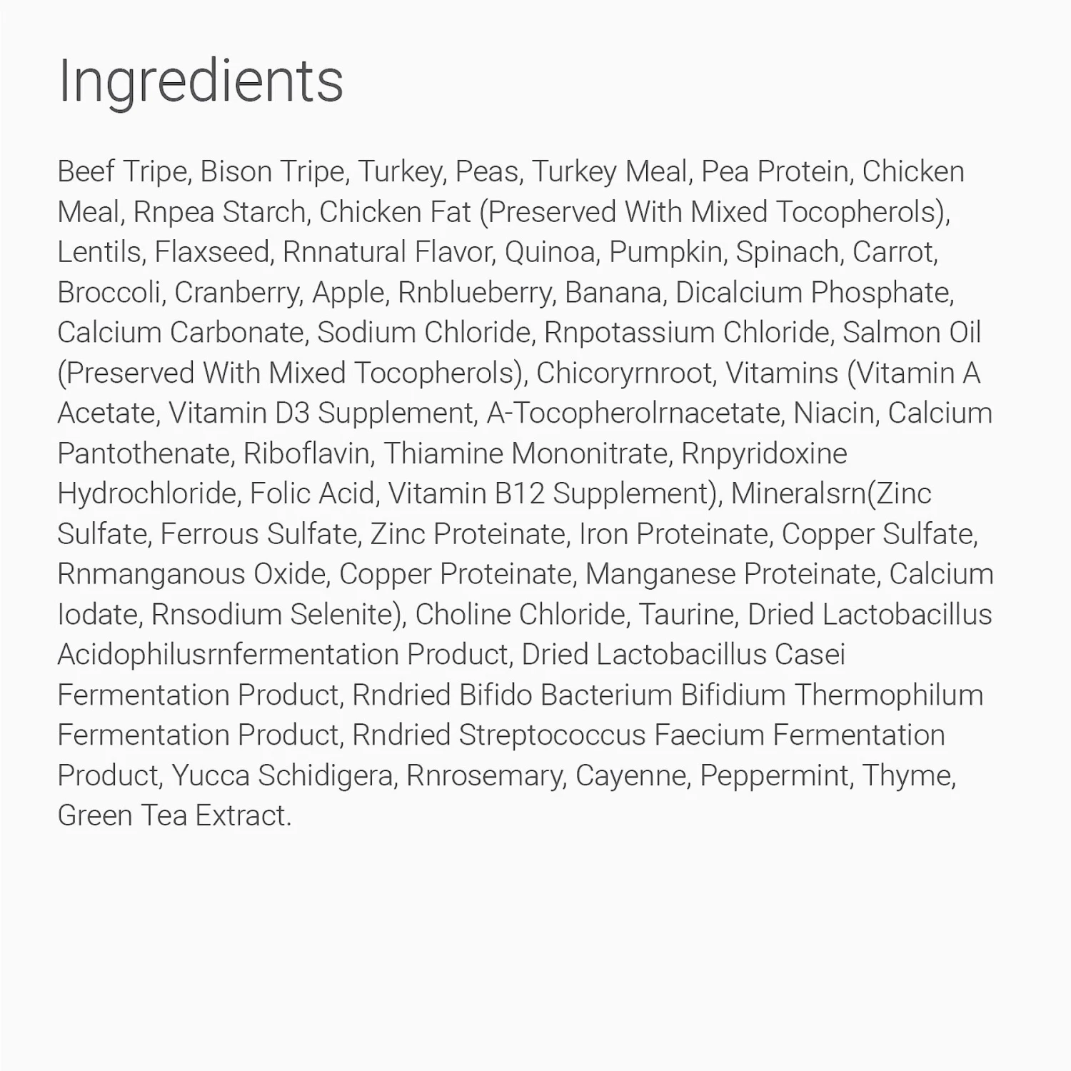 PetKind Tripe Dry Grain-Free Green Tripe & Bison Formula Dry Dog Food 5 PetKind Tripe Dry Grain-Free Green Tripe & Bison Formula Dry Dog Food - Image 3