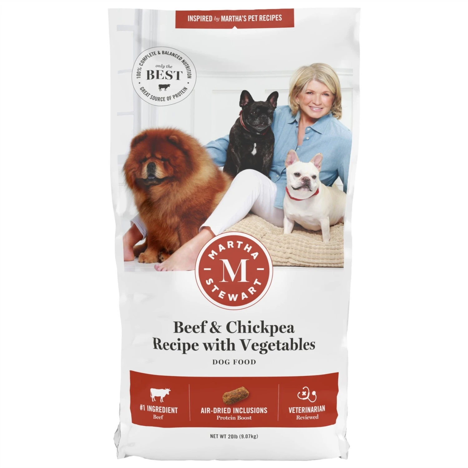 Martha Stewart Pet Food Beef & Chickpea Recipe With Garden Vegetables Dry Dog Food 3 Martha Stewart Pet Food Beef & Chickpea Recipe With Garden Vegetables Dry Dog Food