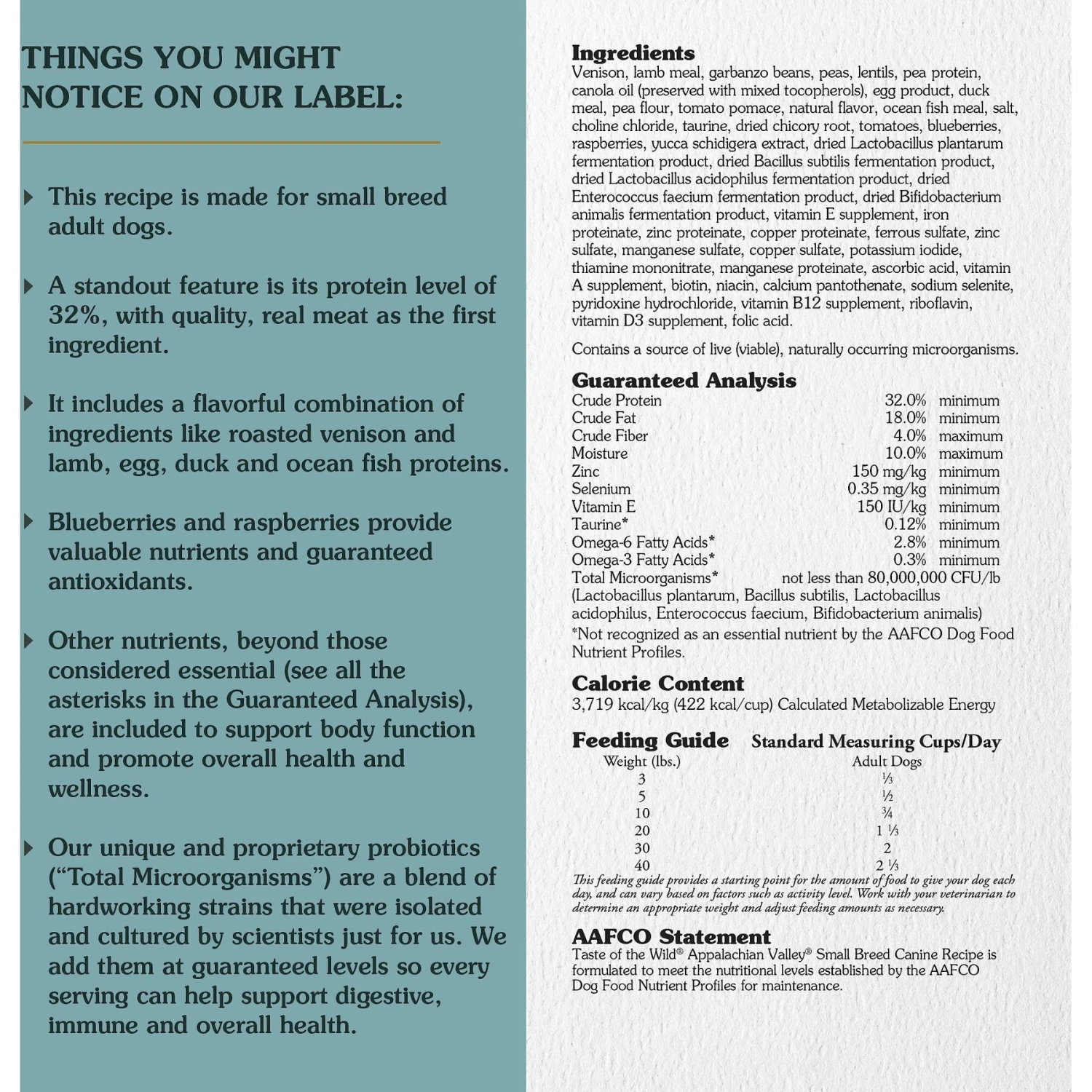 Taste Of The Wild Appalachian Valley Small Breed Grain-Free Dry Dog Food 5 Taste Of The Wild Appalachian Valley Small Breed Grain-Free Dry Dog Food - Image 3