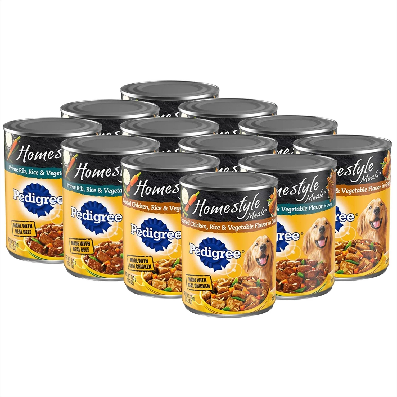 Pedigree Choice Cuts In Gravy Beef & Country Stew Adult Canned Wet Dog Food Variety Pack & Pedigree Choice Cuts In Gravy Prime Rib, Rice & Vegetable Flavor & Roasted Chicken Adult Canned Wet Dog Food Variety Pack 8 Pedigree Choice Cuts In Gravy Beef & Country Stew Adult Canned Wet Dog Food Variety Pack & Pedigree Choice Cuts In Gravy Prime Rib, Rice & Vegetable Flavor & Roasted Chicken Adult Canned Wet Dog Food Variety Pack - Image 6