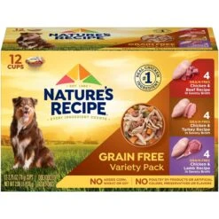 Nature's Recipe Variety Pack Grain-Free Wet Dog Food & Nature's Recipe Original Grain-Free Variety Pack Wet Dog Food -Blue Buffalo || ROYAL CANIN || Wellness Sales 916542 PT1. AC SS1800 V1689883305