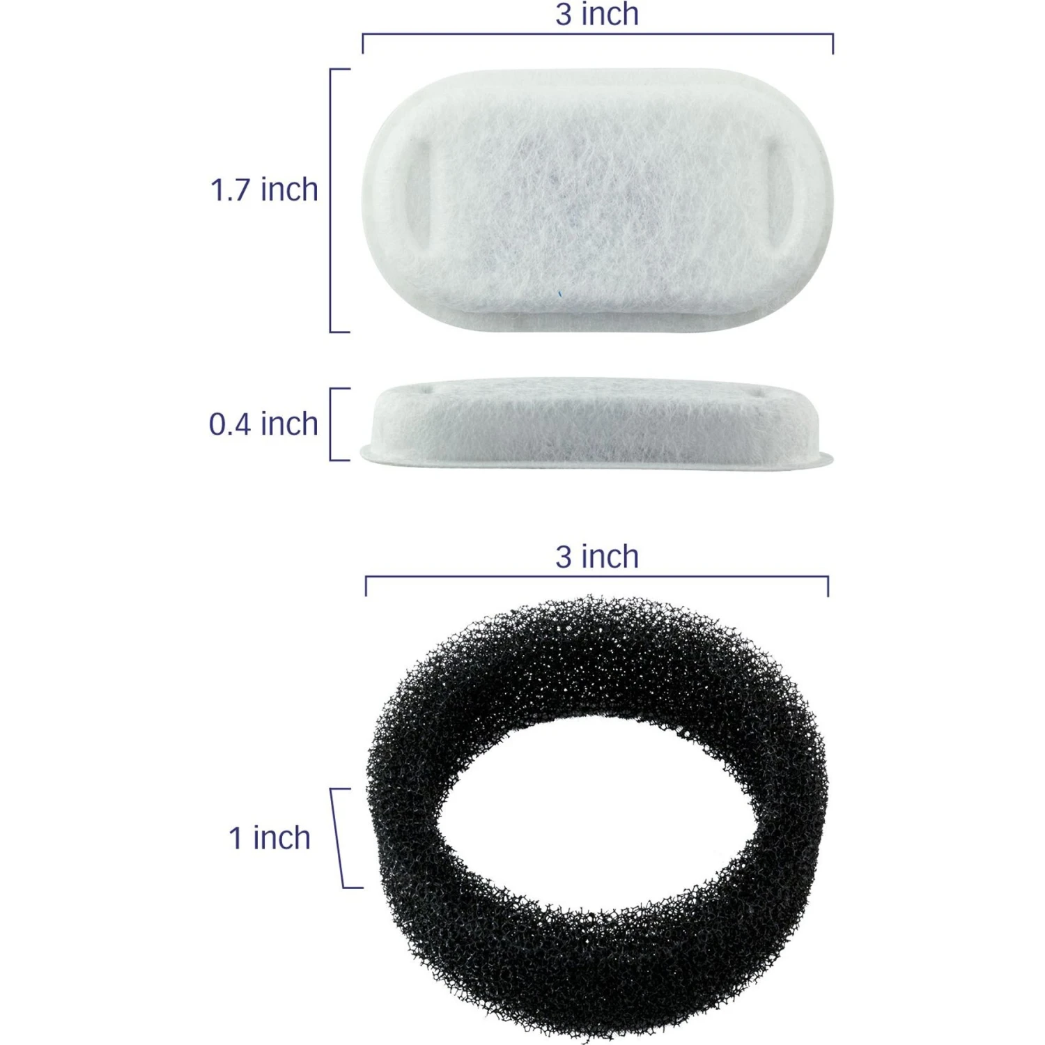 Petlibro Stainless Steel Dog & Cat Water Fountain, 2-L & Pet Standard PETLIBRO Model PLWF003 Stainless Steel Pet Water Fountain Replacement Filter & Replacement Pre-Filter Sponges, 67-oz, 12-pack 10 Petlibro Stainless Steel Dog & Cat Water Fountain, 2-L & Pet Standard PETLIBRO Model PLWF003 Stainless Steel Pet Water Fountain Replacement Filter & Replacement Pre-Filter Sponges, 67-oz, 12-pack - Image 8