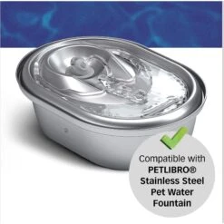 Petlibro Stainless Steel Dog & Cat Water Fountain, 2-L & Pet Standard PETLIBRO Model PLWF003 Stainless Steel Pet Water Fountain Replacement Filter & Replacement Pre-Filter Sponges, 67-oz, 12-pack 19 Petlibro Stainless Steel Dog & Cat Water Fountain, 2-L & Pet Standard PETLIBRO Model PLWF003 Stainless Steel Pet Water Fountain Replacement Filter & Replacement Pre-Filter Sponges, 67-oz, 12-pack -Blue Buffalo || ROYAL CANIN || Wellness Sales 916606 PT8. AC SS1800 V1689883393