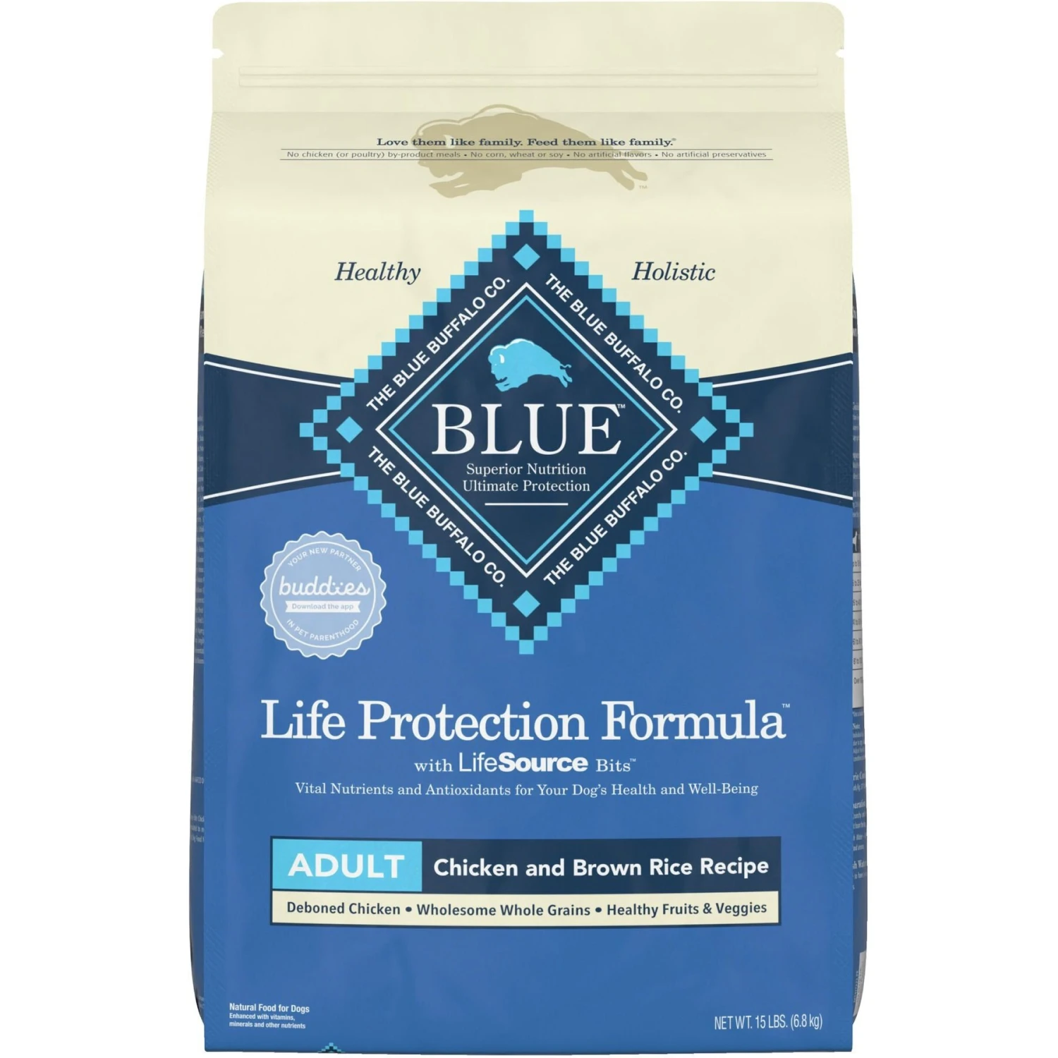 Blue Buffalo Life Protection Formula Adult Chicken & Brown Rice Recipe Dry Dog Food & Blue Buffalo Homestyle Recipe Chicken Dinner With Garden Vegetables & Brown Rice Canned Dog Food 4 Blue Buffalo Life Protection Formula Adult Chicken & Brown Rice Recipe Dry Dog Food & Blue Buffalo Homestyle Recipe Chicken Dinner With Garden Vegetables & Brown Rice Canned Dog Food - Image 2