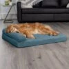 FurHaven Paw-Quilted Cooling Gel Top Deluxe Chaise Orthopedic Cat & Dog Bed With Removable Cover -Blue Buffalo || ROYAL CANIN || Wellness Sales 919662 MAIN. AC SS1800 V1690905741