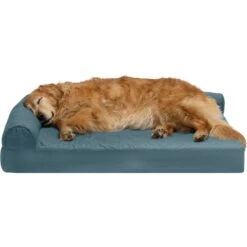 FurHaven Paw-Quilted Cooling Gel Top Deluxe Chaise Orthopedic Cat & Dog Bed With Removable Cover -Blue Buffalo || ROYAL CANIN || Wellness Sales 919662 PT3. AC SS1800 V1690905697
