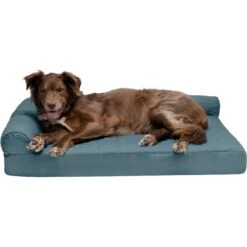 FurHaven Paw-Quilted Memory Top Deluxe Chaise Orthopedic Cat & Dog Bed With Removable Cover -Blue Buffalo || ROYAL CANIN || Wellness Sales 919742 PT3. AC SS1800 V1690909930