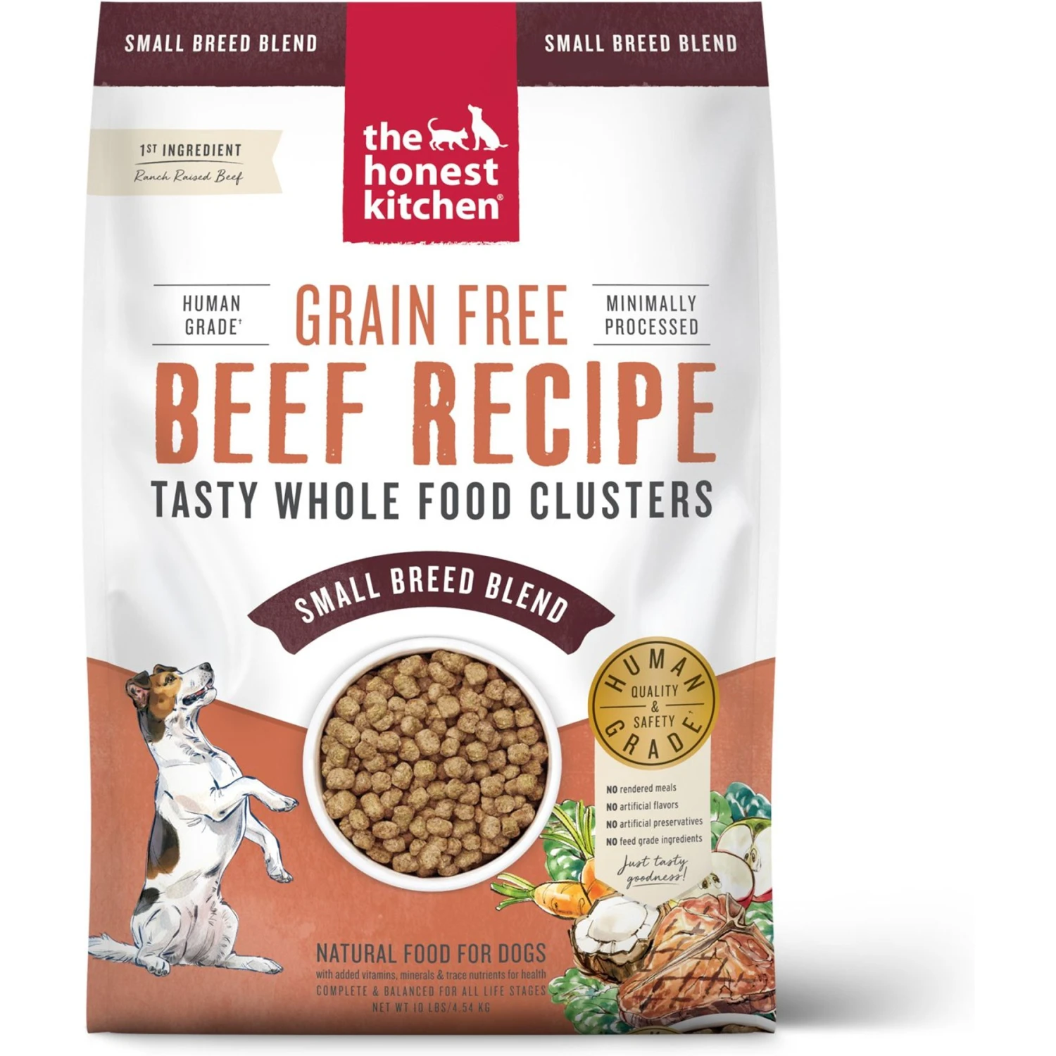 The Honest Kitchen Whole Food Clusters Small Breed Grain-Free Beef Dry Dog Food 3 The Honest Kitchen Whole Food Clusters Small Breed Grain-Free Beef Dry Dog Food