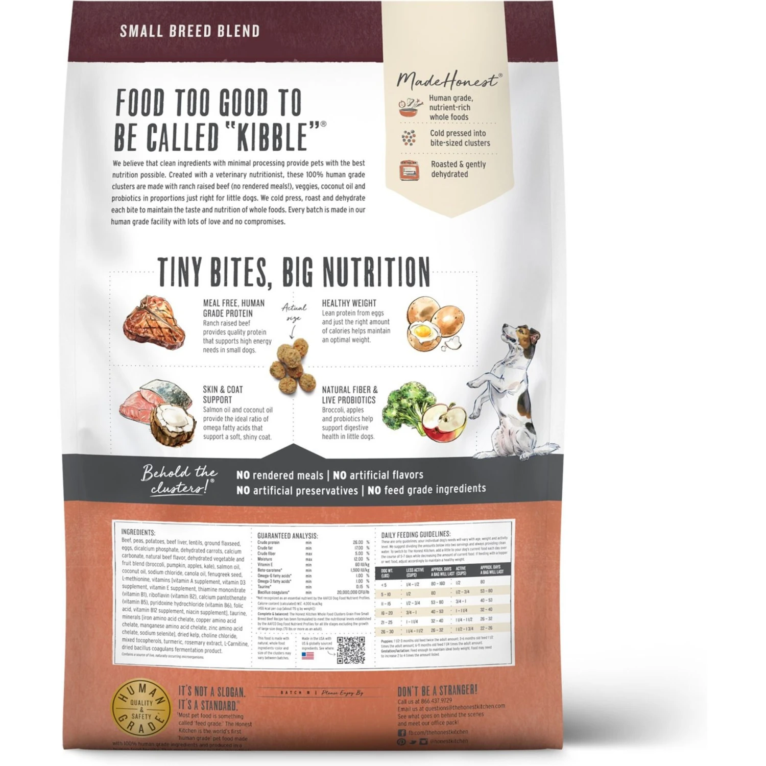 The Honest Kitchen Whole Food Clusters Small Breed Grain-Free Beef Dry Dog Food 4 The Honest Kitchen Whole Food Clusters Small Breed Grain-Free Beef Dry Dog Food - Image 2