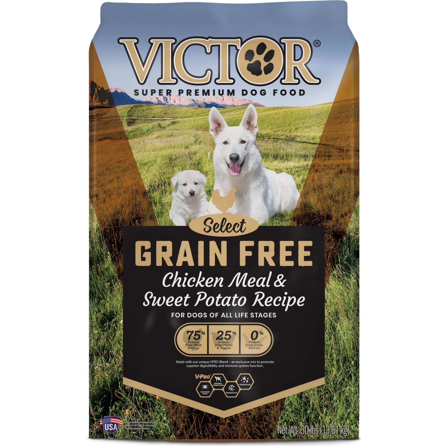 VICTOR Select Chicken Meal & Sweet Potato Recipe Grain-Free Dry Dog Food 3 VICTOR Select Chicken Meal & Sweet Potato Recipe Grain-Free Dry Dog Food
