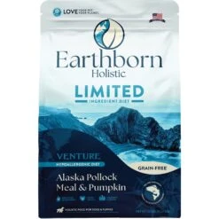 Earthborn Holistic Venture Limited Ingredient Alaska Pollock Meal & Pumpkin Grain-Free Dry Dog Food -Blue Buffalo || ROYAL CANIN || Wellness Sales 931366 PT1. AC SS1800 V1697760103