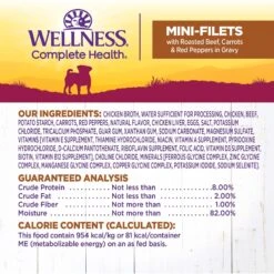 Wellness Petite Entrees Mini-Filets Beef In Gravy Small Breed Natural Wet Dog Food, 3-oz Cup, 12 Count 12 Wellness Petite Entrees Mini-Filets Beef In Gravy Small Breed Natural Wet Dog Food, 3-oz Cup, 12 Count -Blue Buffalo || ROYAL CANIN || Wellness Sales 931566 PT4. AC SS1800 V1692110649