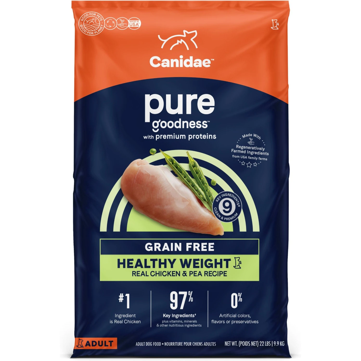 CANIDAE Grain-Free PURE Healthy Weight Limited Ingredient Chicken & Pea Recipe Dry Dog Food 3 CANIDAE Grain-Free PURE Healthy Weight Limited Ingredient Chicken & Pea Recipe Dry Dog Food