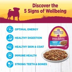 Wellness Petite Entrees Shredded Medley Lamb & Venison Small Breed Natural Wet Dog Food, 3-oz Cup, 12 Count -Blue Buffalo || ROYAL CANIN || Wellness Sales 931678 PT2. AC SS1800 V1692110587