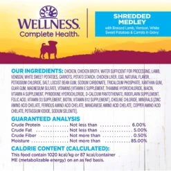 Wellness Petite Entrees Shredded Medley Lamb & Venison Small Breed Natural Wet Dog Food, 3-oz Cup, 12 Count -Blue Buffalo || ROYAL CANIN || Wellness Sales 931678 PT4. AC SS1800 V1692112739