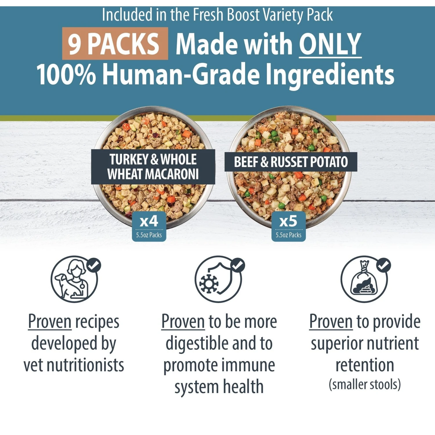 JustFoodForDogs Variety Pack Frozen Human-Grade Fresh Dog Food & JustFoodForDogs Pantry Fresh Human-Grade Non-GMO Variety Pack Fresh Dog Food, 12.5-oz Pouch, Case Of 8 6 JustFoodForDogs Variety Pack Frozen Human-Grade Fresh Dog Food & JustFoodForDogs Pantry Fresh Human-Grade Non-GMO Variety Pack Fresh Dog Food, 12.5-oz Pouch, Case Of 8 - Image 4