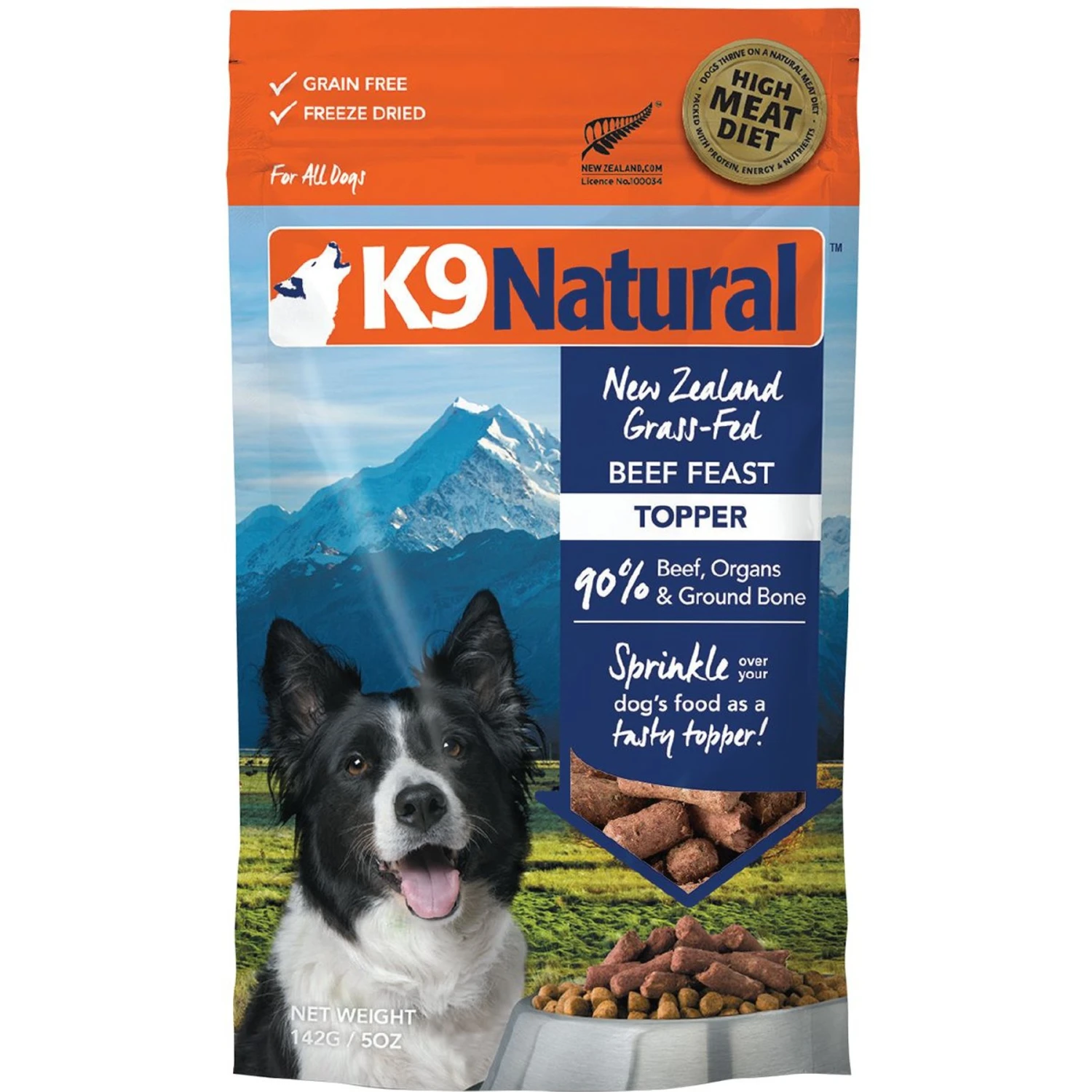 K9 Natural Beef Feast Freeze-Dried Dog Food Topper 3 K9 Natural Beef Feast Freeze-Dried Dog Food Topper