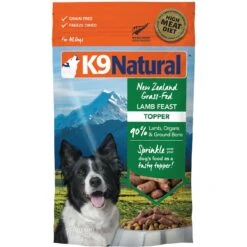 K9 Natural Lamb Feast Freeze-Dried Dog Food Topper, 5-oz Bag