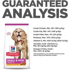 Hill's Science Diet Adult 11+ Small & Mini Chicken Meal, Barley & Brown Rice Recipe Dry Dog Food 19 Hill's Science Diet Adult 11+ Small & Mini Chicken Meal, Barley & Brown Rice Recipe Dry Dog Food -Blue Buffalo || ROYAL CANIN || Wellness Sales 93537 PT8. AC SS1800 V1609452439