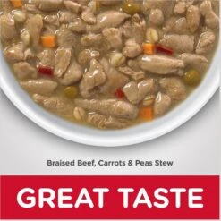 Hill's Science Diet Adult Healthy Cuisine Braised Beef, Carrots & Peas Stew Canned Dog Food 16 Hill's Science Diet Adult Healthy Cuisine Braised Beef, Carrots & Peas Stew Canned Dog Food -Blue Buffalo || ROYAL CANIN || Wellness Sales 94006 PT5. AC SS1800 V1598148087