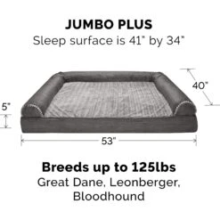 FurHaven Pet Products Luxe Fur & Performance Linen Full Support Dog & Cat Bed 13 FurHaven Pet Products Luxe Fur & Performance Linen Full Support Dog & Cat Bed -Blue Buffalo || ROYAL CANIN || Wellness Sales 941190 PT2. AC SS1800 V1692386934