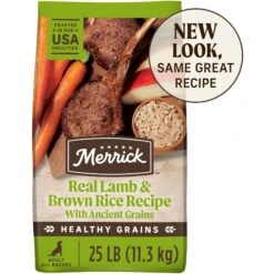 Merrick Classic Healthy Grains Dry Dog Food Real Lamb + Brown Rice Recipe With Ancient Grains