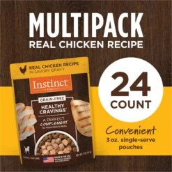 Instinct Healthy Cravings Grain-Free Cuts & Gravy Real Chicken Recipe Wet Dog Food Topper -Blue Buffalo || ROYAL CANIN || Wellness Sales 94208 PT5. AC SS1800 V1701881228