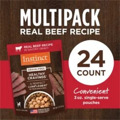 Instinct Healthy Cravings Grain-Free Cuts & Gravy Real Beef Recipe Wet Dog Food Topper -Blue Buffalo || ROYAL CANIN || Wellness Sales 94210 PT5. AC SS1800 V1701881893