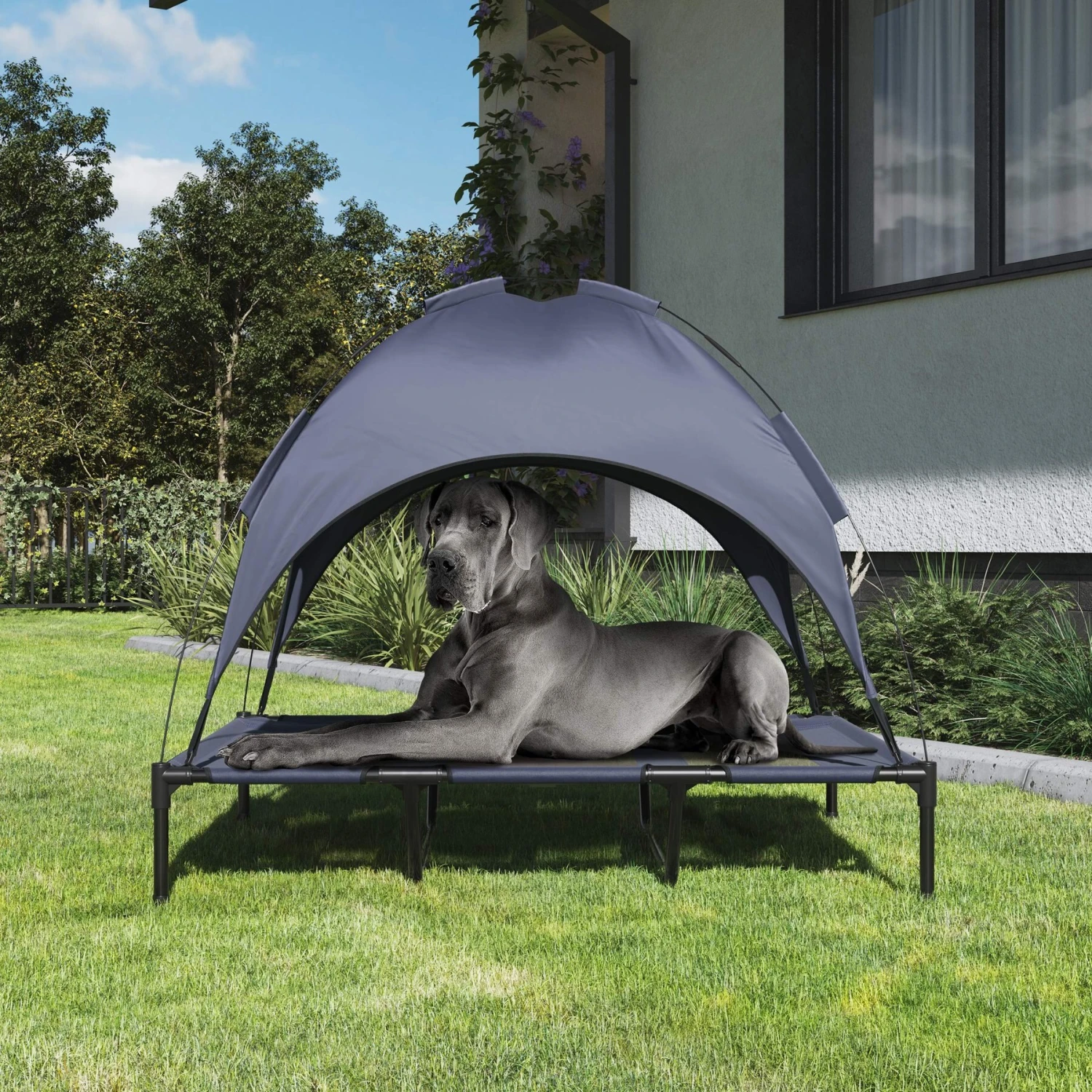 Pet Adobe Elevated Canopy Dog Bed 6 Pet Adobe Elevated Canopy Dog Bed - Image 4