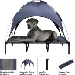 Pet Adobe Elevated Canopy Dog Bed 15 Pet Adobe Elevated Canopy Dog Bed -Blue Buffalo || ROYAL CANIN || Wellness Sales 944486 PT4. AC SS1800 V1694022900