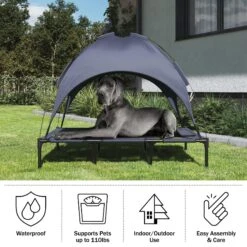 Pet Adobe Elevated Canopy Dog Bed 16 Pet Adobe Elevated Canopy Dog Bed -Blue Buffalo || ROYAL CANIN || Wellness Sales 944486 PT5. AC SS1800 V1694022957