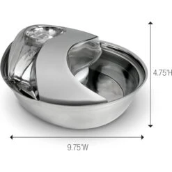 Pioneer Pet Stainless Steel Dog & Cat Fountain Raindrop Design & Pioneer Pet Replacement Filters For Ceramic & Stainless Steel Fountains -Blue Buffalo || ROYAL CANIN || Wellness Sales 947454 PT4. AC SS1800 V1693925030