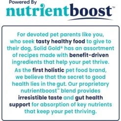 Solid Gold Nutrientboost Mighty Mini Small & Toy Breed Grain-Free Lamb, Sweet Potato & Carrot Dry Dog Food -Blue Buffalo || ROYAL CANIN || Wellness Sales 947934 PT5. AC SS1800 V1697829746