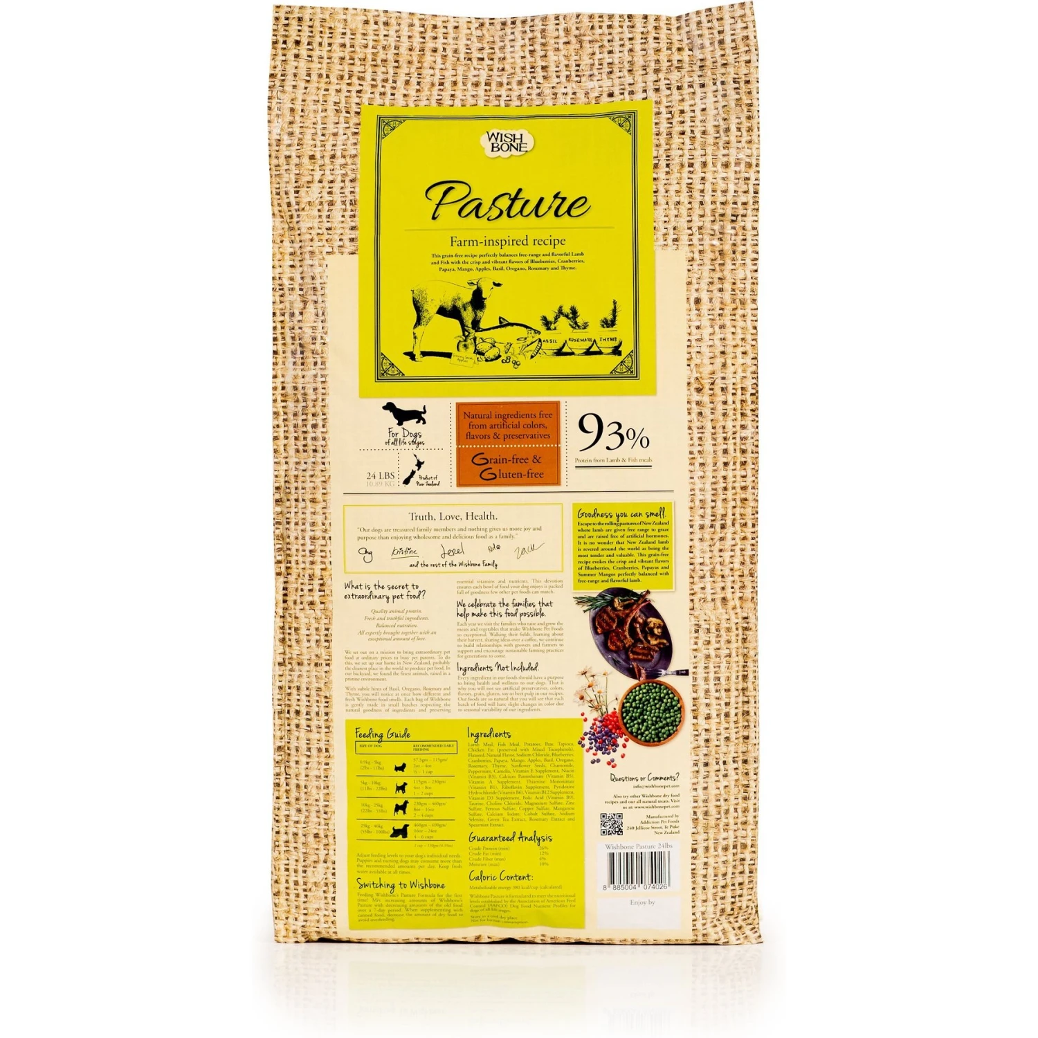Wishbone Pasture Grain-Free Dry Dog Food 4 Wishbone Pasture Grain-Free Dry Dog Food - Image 2