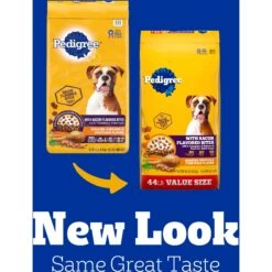 Pedigree Roasted Chicken & Vegetable Flavor With Bacon Flavored Bites Adult Dry Dog Food -Blue Buffalo || ROYAL CANIN || Wellness Sales 959014 PT2. AC SS1800 V1695058759