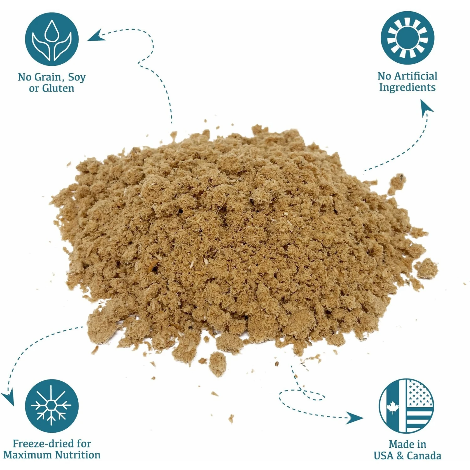 Fur Valley Salmon Freeze-Dried Dog & Cat Food Topper, 5-oz Bag 4 Fur Valley Salmon Freeze-Dried Dog & Cat Food Topper, 5-oz Bag - Image 2