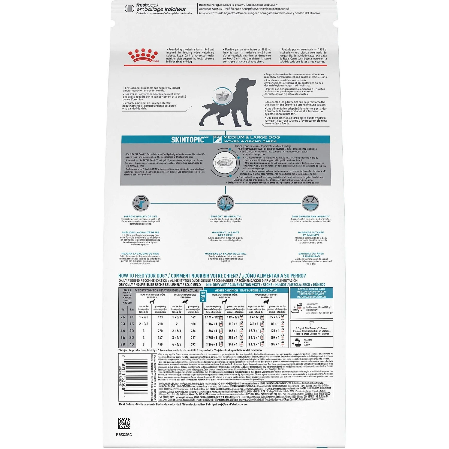 Royal Canin Veterinary Diet Skintopic Medium & Large Adult Dry Dog Food 4 Royal Canin Veterinary Diet Skintopic Medium & Large Adult Dry Dog Food - Image 2