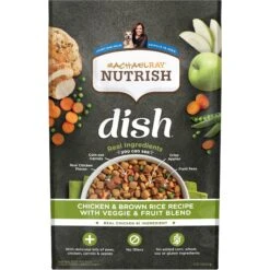 Rachael Ray Nutrish Dish Natural Chicken & Brown Rice Recipe With Veggies & Fruit Dry Dog Food