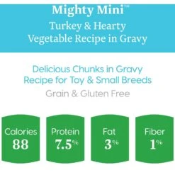 Solid Gold Mighty Mini Turkey & Hearty Vegetable Recipe In Gravy Grain-Free Small Breed Dog Food Cups -Blue Buffalo || ROYAL CANIN || Wellness Sales 98689 PT3. AC SS1800 V1543522337