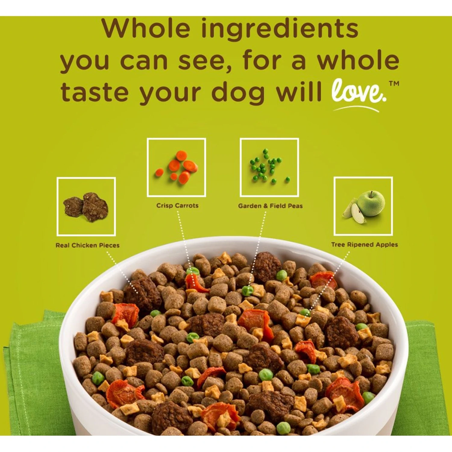 Rachael Ray Nutrish Dish Natural Beef & Brown Rice Recipe With Veggies, Fruit & Chicken Dry Dog Food 4 Rachael Ray Nutrish Dish Natural Beef & Brown Rice Recipe With Veggies, Fruit & Chicken Dry Dog Food - Image 2