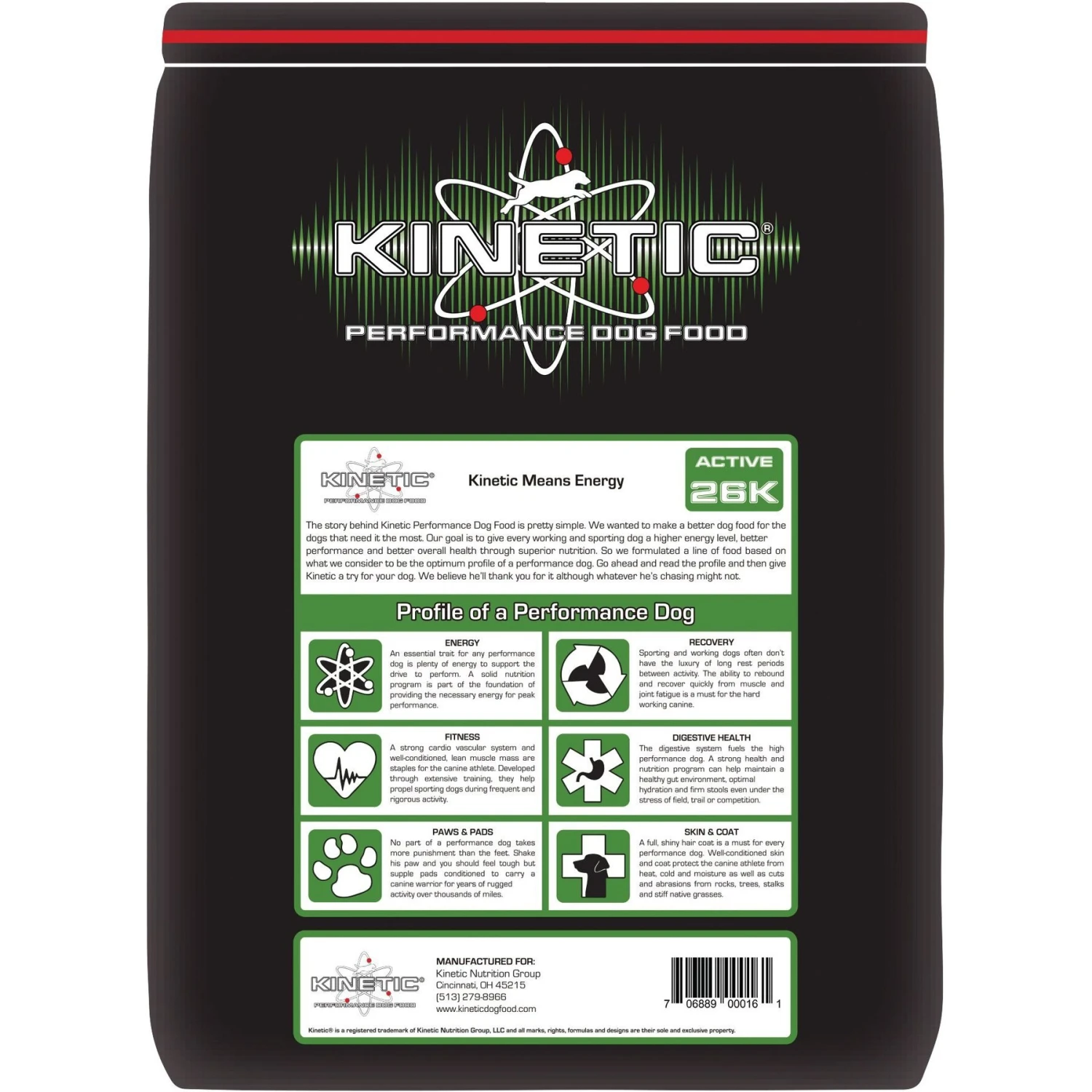 Kinetic Performance Active 26K Formula Dry Dog Food 4 Kinetic Performance Active 26K Formula Dry Dog Food - Image 2