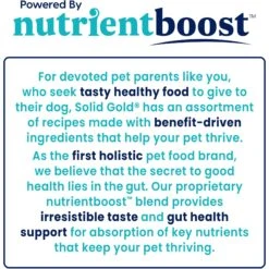 Solid Gold Nutrientboost Gut Health Pumpkin Flavor Dog Food Topper, 4-oz Jar -Blue Buffalo || ROYAL CANIN || Wellness Sales 989598 PT2. AC SS1800 V1700681599