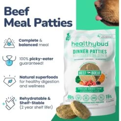 Healthybud Beef Patties Freeze-Dried Dog Food, 14-oz Bag -Blue Buffalo || ROYAL CANIN || Wellness Sales 992606 PT3. AC SS1800 V1702938446