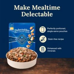 Blue Buffalo Delectables Chicken Dinner Natural Wet Dog Food 3-oz Pouch, Case Of 24 13 Blue Buffalo Delectables Chicken Dinner Natural Wet Dog Food 3-oz Pouch, Case Of 24 -Blue Buffalo || ROYAL CANIN || Wellness Sales 992806 PT3. AC SS1800 V1699023085