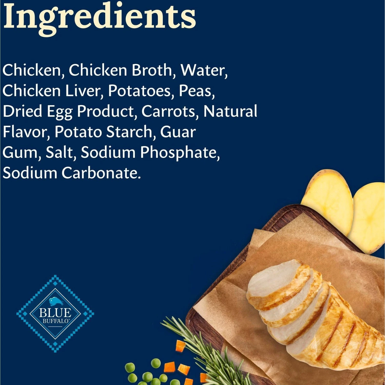 Blue Buffalo Delectables Chicken Dinner Natural Wet Dog Food 3-oz Pouch, Case Of 24 7 Blue Buffalo Delectables Chicken Dinner Natural Wet Dog Food 3-oz Pouch, Case Of 24 - Image 5