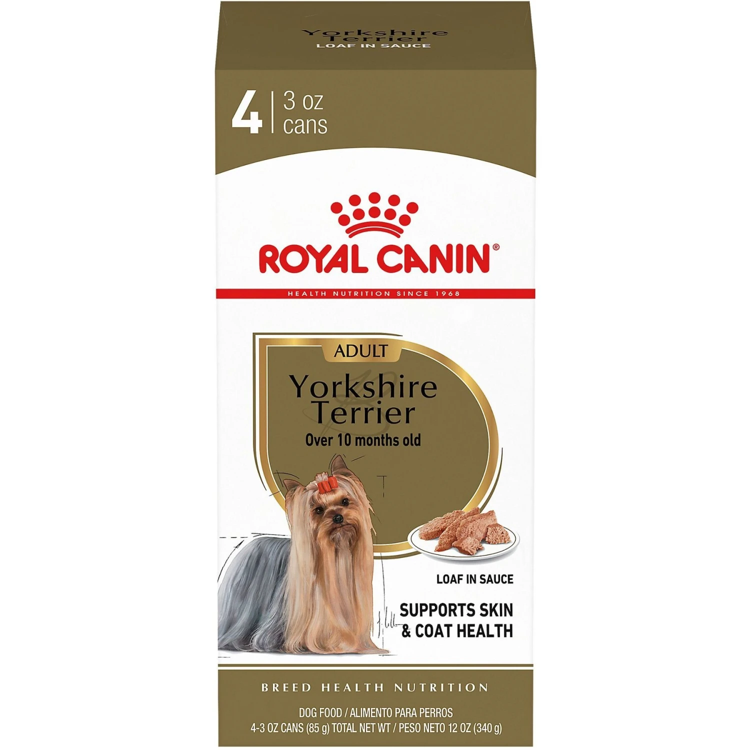 Royal Canin Breed Health Nutrition Yorkshire Terrier Adult Loaf In Sauce Dog Food 3 Royal Canin Breed Health Nutrition Yorkshire Terrier Adult Loaf In Sauce Dog Food